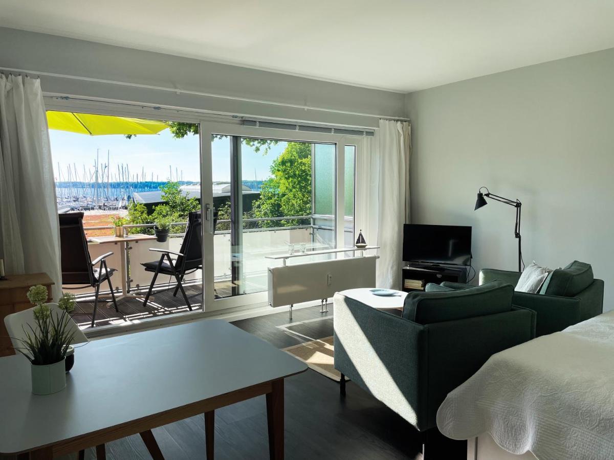 Ferienwohnung Yachthafen-Foerdeblick 格吕克斯堡 外观 照片